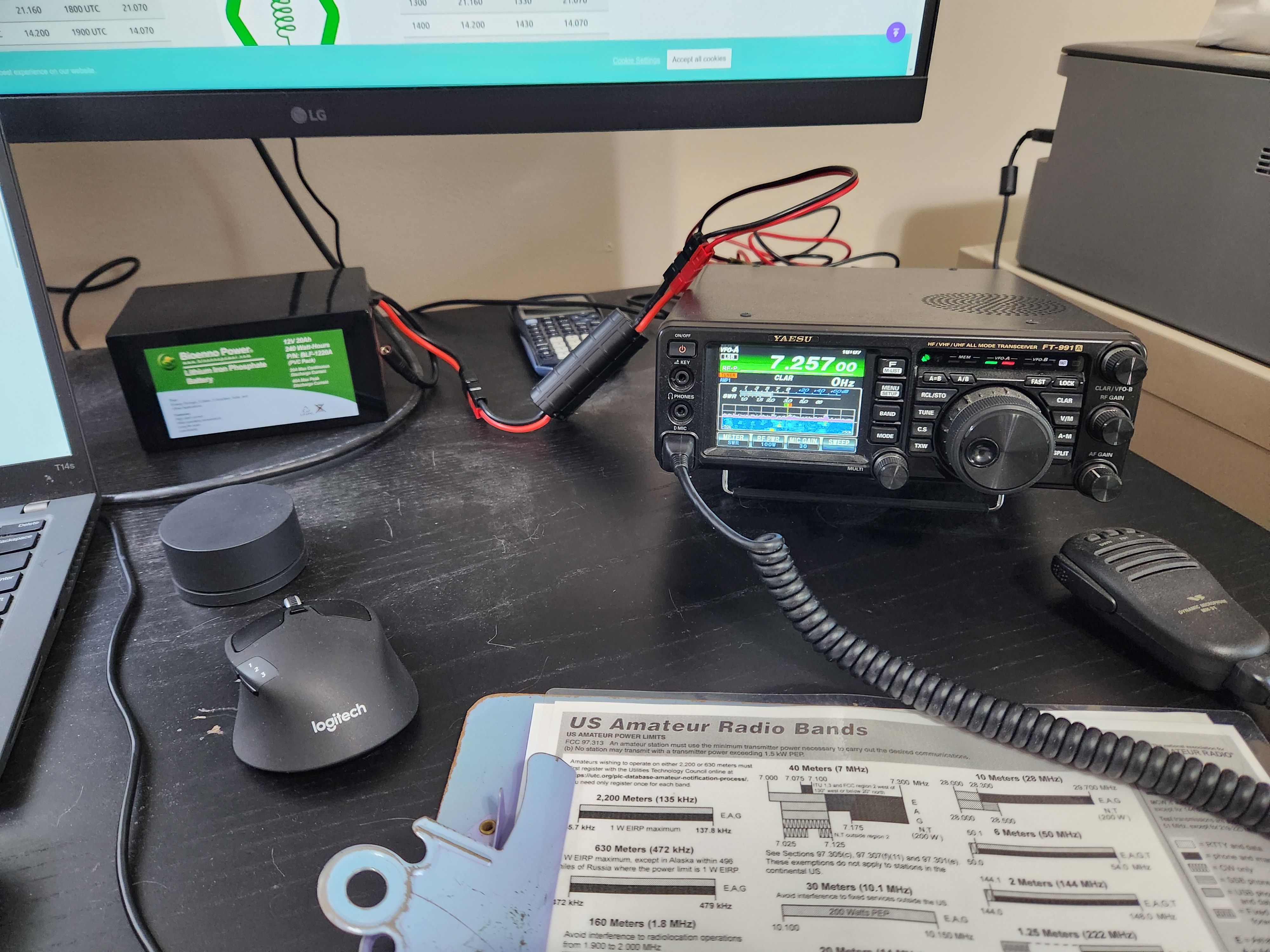 Winter Field Day 2026 -- Playing Radio During Winter Storm Fern!