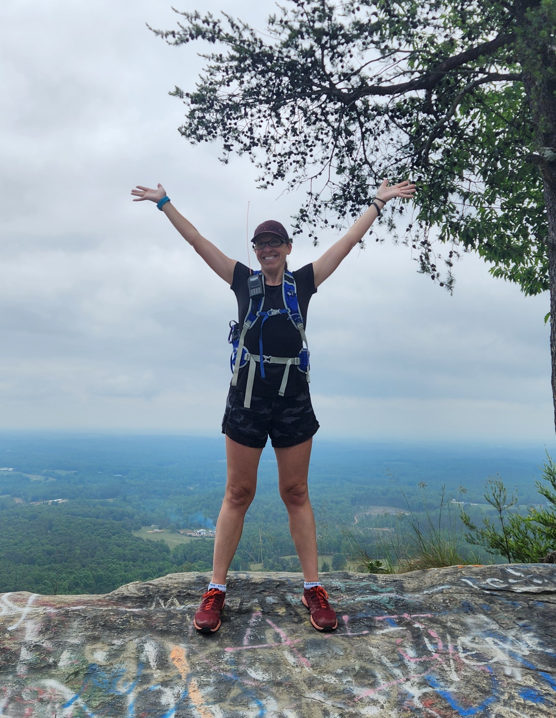 Quick SOTA at Currahee Mountain While Scouting North Georgia Motorcycle Roads